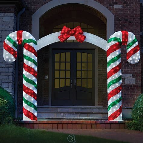 Lighted candy canes for outdoors - 35" Candy Cane Lights Outdoor Pathway, 10 Packs Jumbo Candy Cane Pathway Lights, 8 Modes LED Outdoor Candy Cane Decorations Christmas Pathway Lights Yard Lawn Driveway Walkway Sidewalk. 4.1 out of 5 stars. 15. $56.99 $ 56. 99. FREE delivery Wed, Feb 21 . More Buying Choices $44.56 (3 used & new offers)